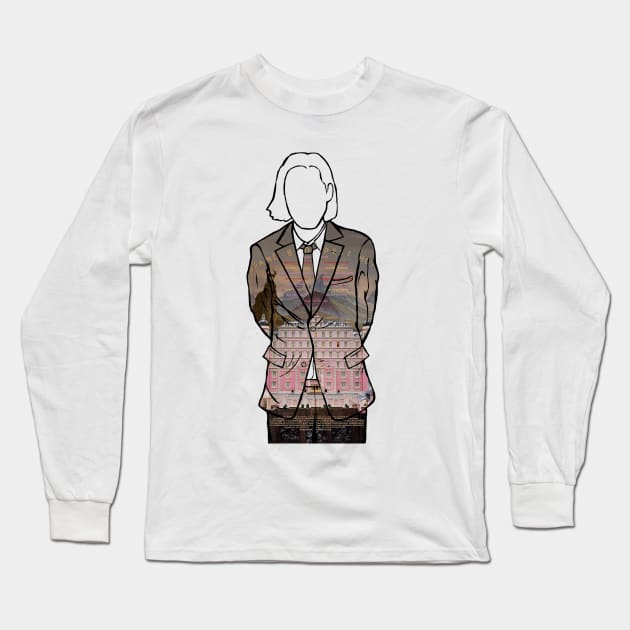 Wes Anderson (The Grand Budapest Hotel) Long Sleeve T-Shirt by Youre-So-Punny